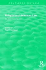 Routledge Revivals: Religion and American Law (2006)
