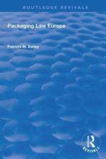 Packaging Law Europe af Bailey Patricia M.