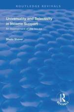 Universality and Selectivity in Income Support af Sheila Shaver