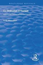 Co-Ordination in Context af G.P.E. Walzenbach