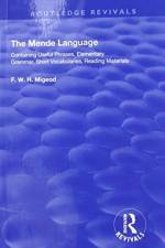 The Mende Language af F.W.H. Migeod