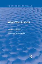 Who's Who in Verdi af Jonathan Lewsey