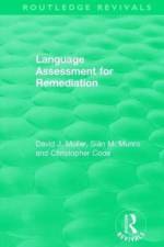 Language Assessment for Remediation (1981) af David J Muller