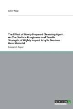 The Effect of Newly Prepared Cleansing Agent on The Surface Roughness and Tensile Strength of Highly Impact Acrylic Denture Base Material af Amer Taqa