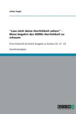 Lass mich deine Herrlichkeit sehen! - Mose begehrt des HERRn Herrlichkeit zu schauen af Janka Vogel