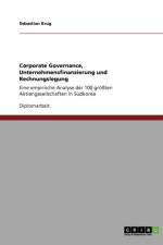 Corporate Governance, Unternehmensfinanzierung und Rechnungslegung af Sebastian Krug