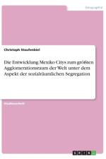 Die Entwicklung Mexiko Citys zum groessten Agglomerationsraum der Welt unter dem Aspekt der sozialraumlichen Segregation af Christoph Staufenbiel