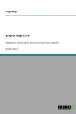 Exegese Jesaja 53,4-6 af Gregor Dilger