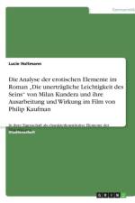 Analyse der erotischen Elemente im Roman 