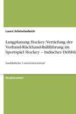 Langplanung Hockey af Laura Schmalenbach