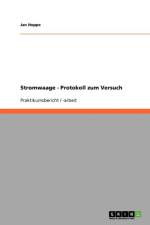 Stromwaage - Protokoll zum Versuch af Jan Hoppe