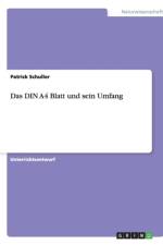 DIN A4 Blatt und sein Umfang af Patrick Schuller