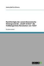 Rechtfertigte der sozial-oekonomische Hintergrund der 