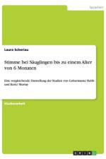 Stimme bei Sauglingen bis zu einem Alter von 6 Monaten af Laura Scheriau