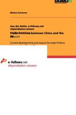 Trade frictions between China and the US af Markus Karmann