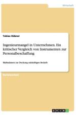 Ingenieurmangel in Unternehmen. Ein kritischer Vergleich von Instrumenten zur Personalbeschaffung af Tobias Hübner
