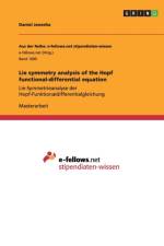 Lie symmetry analysis of the Hopf functional-differential equation af Daniel Janocha
