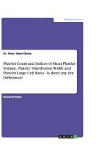 Platelet Count and Indices of Mean Platelet Volume, Platelet Distribution Width and Platelet Large Cell Ratio - Is there any Sex Difference? af Dr Peter Okeke