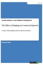 Effect of Singing on Connected Speech af Amir Mahdavi Zafarghandi