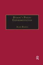 Byron?s Poetic Experimentation af Alan Rawes