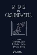 Metals in Groundwater af Herbert E. (University of Delaware Allen