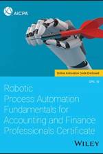 Robotic Process Automation Fundamentals for Accounting and Finance Professionals Certificate af AICPA