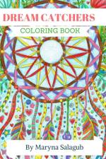 Dream Catcher coloring book for adults and kids af Maryna Salagub