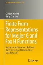 Finite Form Representations for Meijer G and Fox H Functions af Carlos A. Coelho