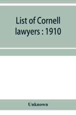 List of Cornell lawyers af Unknown