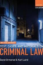 Smith, Hogan, & Ormerod's Text, Cases, & Materials on Criminal Law af David (Professor of Criminal Justice Ormerod