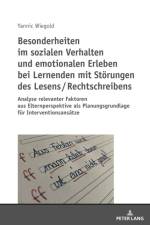 Besonderheiten Im Sozialen Verhalten Und Emotionalen Erleben Bei Lernenden Mit Stoerungen Des Lesens / Rechtschreibens af Yannic Wiegold