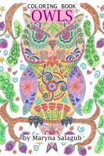 Owls coloring book af Maryna Salagub