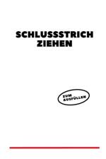 Schlussstrich ziehen af Caroline Stern