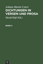 Johann Martin Usteri: Dichtungen in Versen Und Prosa. Band 3 af Johann Martin Usteri