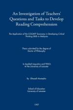 Investigation of Teachers' Questions and Tasks to Develop Reading Comprehension af Ghazali Mustapha