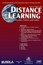 Distance Learning Vol 15 Issue 3
