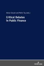 Critical Debates in Public Finance