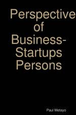 Perspective of Business-Startups Persons af Paul Metayo