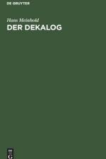 Der Dekalog af Hans Meinhold