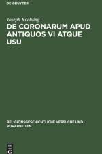 de Coronarum Apud Antiquos VI Atque Usu af Joseph Koechling