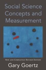 Social Science Concepts and Measurement af Gary Goertz