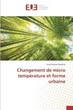 Changement de micro temperature et forme urbaine af Yusuf Hazara Ebrahim
