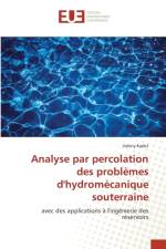 Analyse par percolation des problemes d'hydromecanique souterraine af Valeriy Kadet