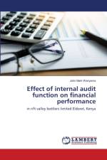 Effect of internal audit function on financial performance af John Mark Wanyama