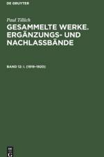 I. (1919-1920) af Erdmann Sturm