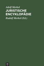 Juristische Encyklopadie af Adolf Merkel