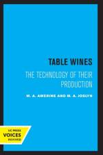 Table Wines af M. A. Amerine
