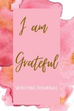 I am Grateful Writing Journal - Pink Pastel Watercolor - Floral Color Interior And Sections To Write People And Places af Toqeph