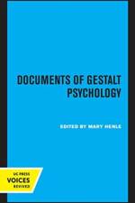 Documents of Gestalt Psychology