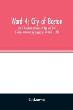 Ward 4; City of Boston; List of Residents 20 years of Age and Over (Females Indicated by Dagger) as of April 1, 1925 af Unknown